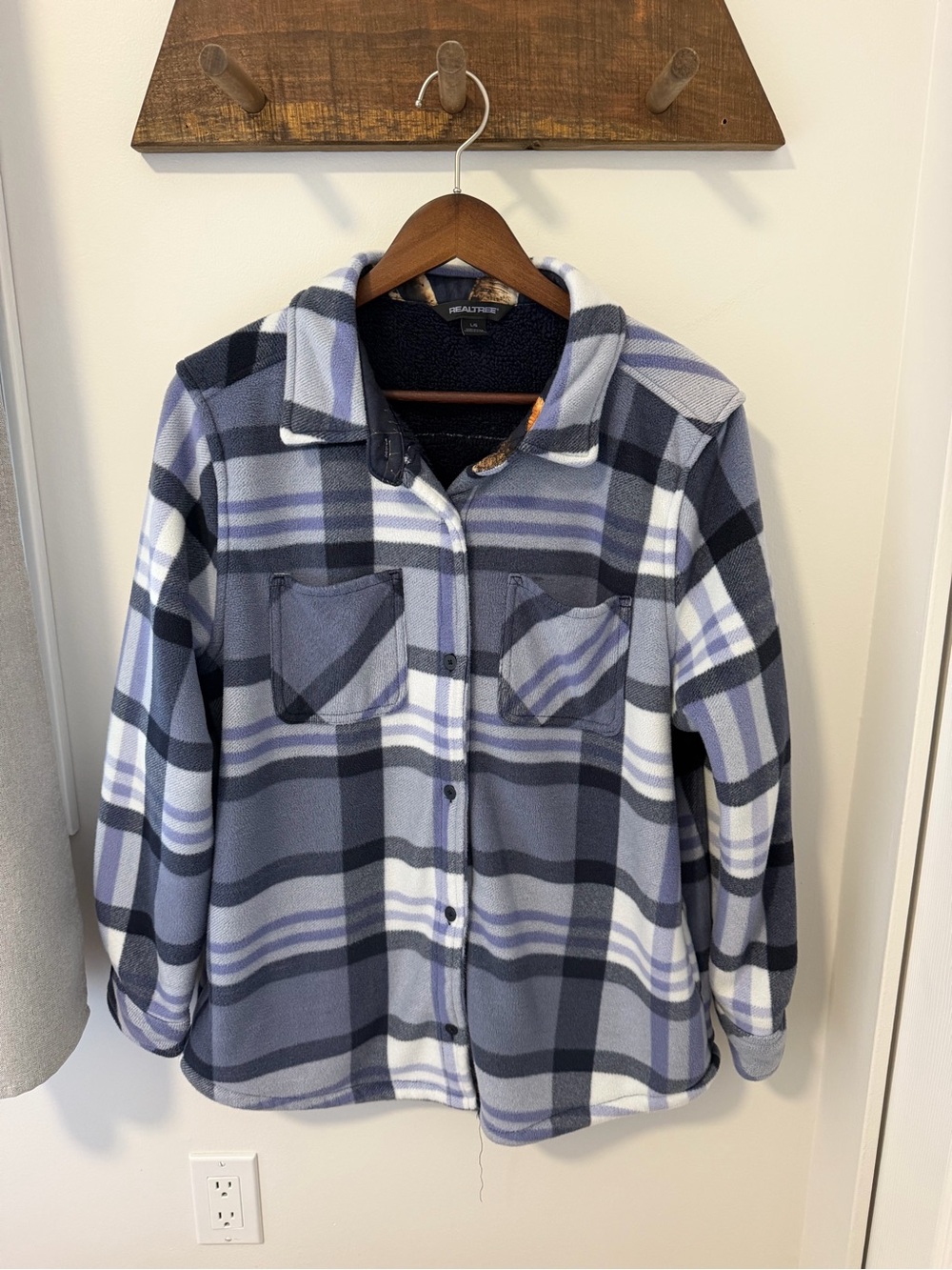 Women’s Realtree Plaid Fleece Shacket